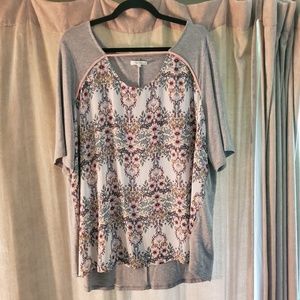 NWOT Funky Maurices top